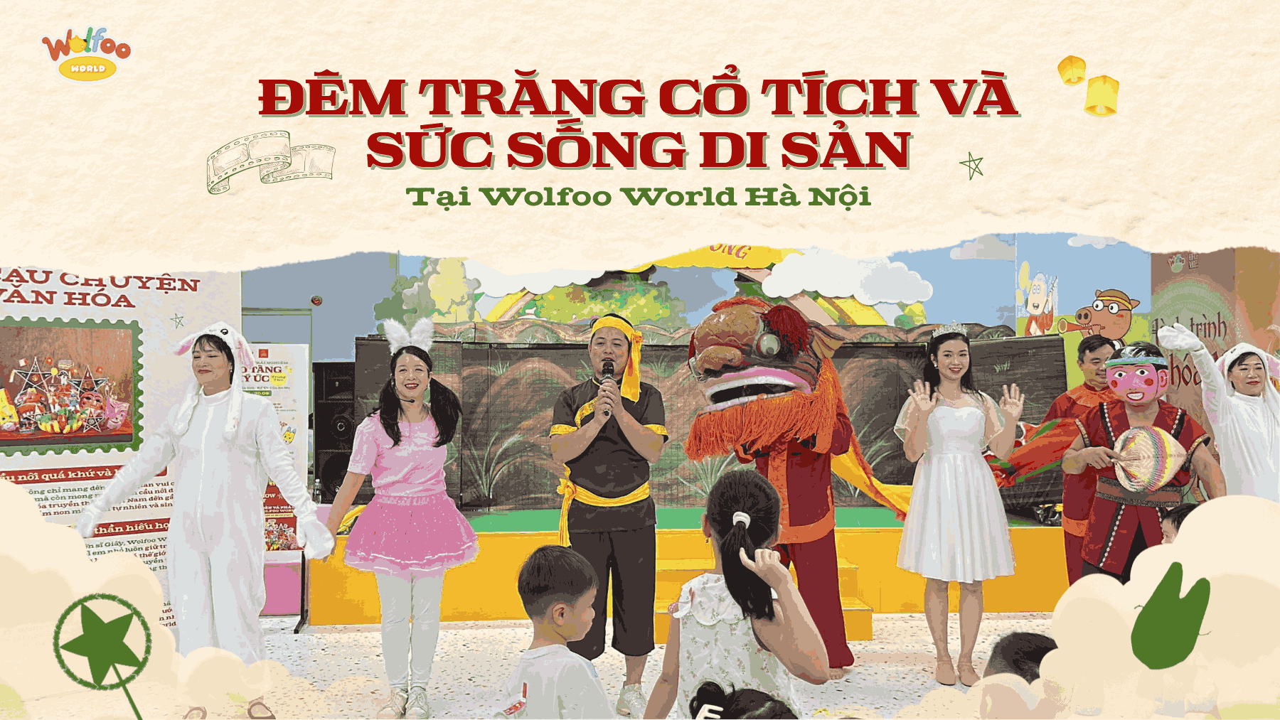 Đêm Trăng Cổ Tích Và Sức Sống Di Sản: Chuỗi Sự Kiện Múa Rối Trung Thu Tại 4 Cơ Sở Wolfoo World Hà Nội