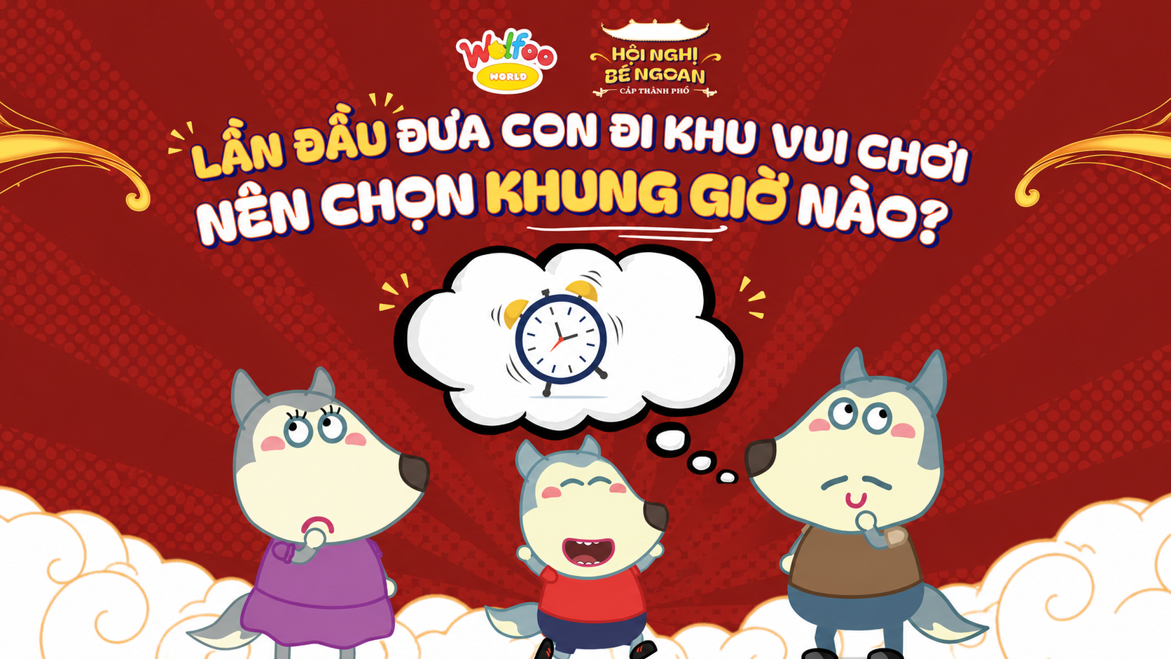 LẦN ĐẦU ĐƯA CON ĐI KHU VUI CHƠI: NÊN CHỌN KHUNG GIỜ NÀO?