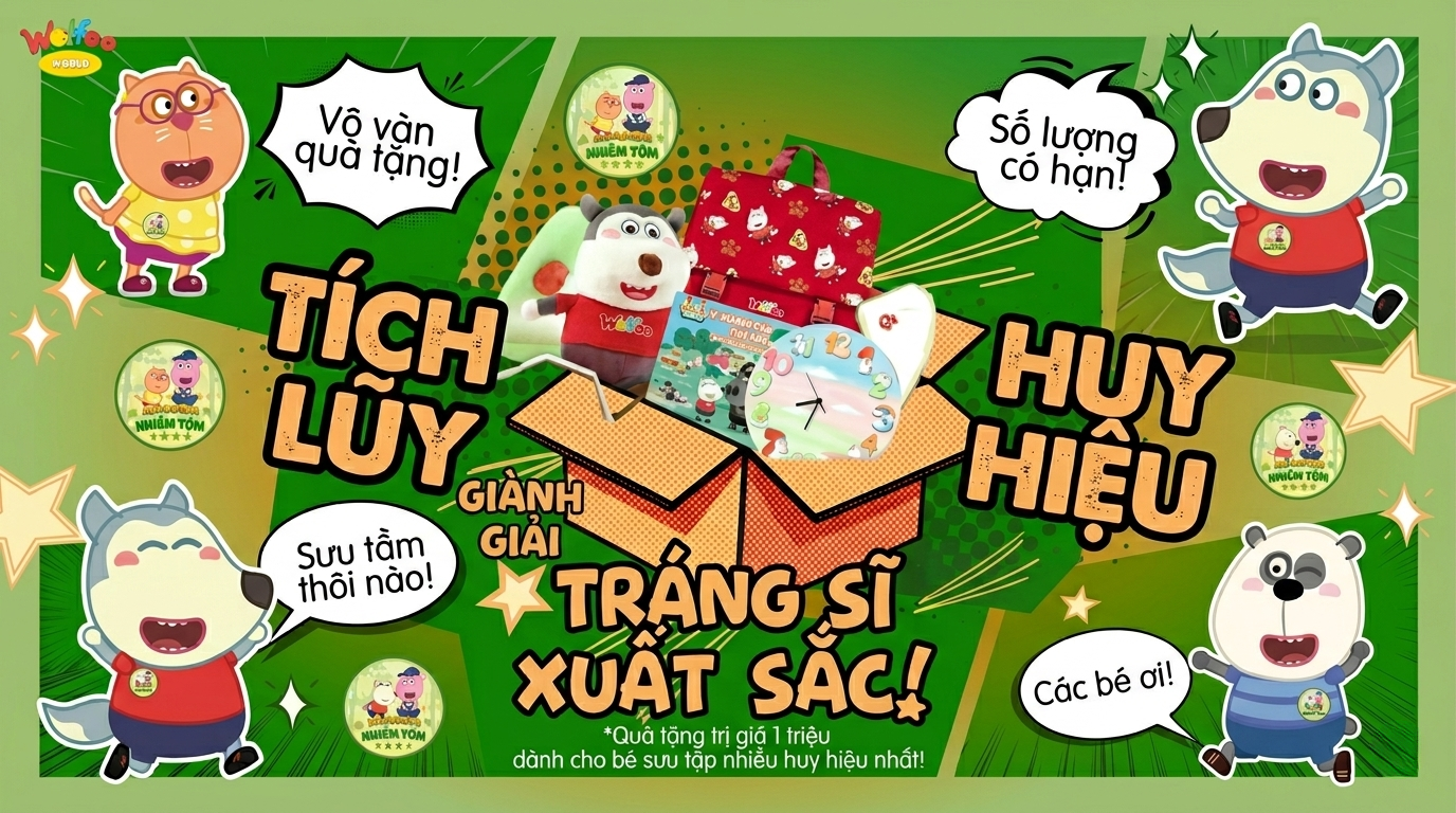 BÍ KÍP SĂN HUY HIỆU WOLFOO: CÁCH TRỞ THÀNH "TRÁNG SĨ XUẤT SẮC" 